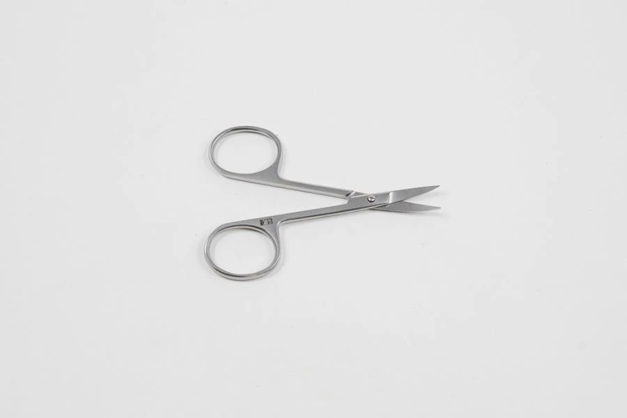 VZ-N-21, Scissors vertically curved, pointed, 90 mm