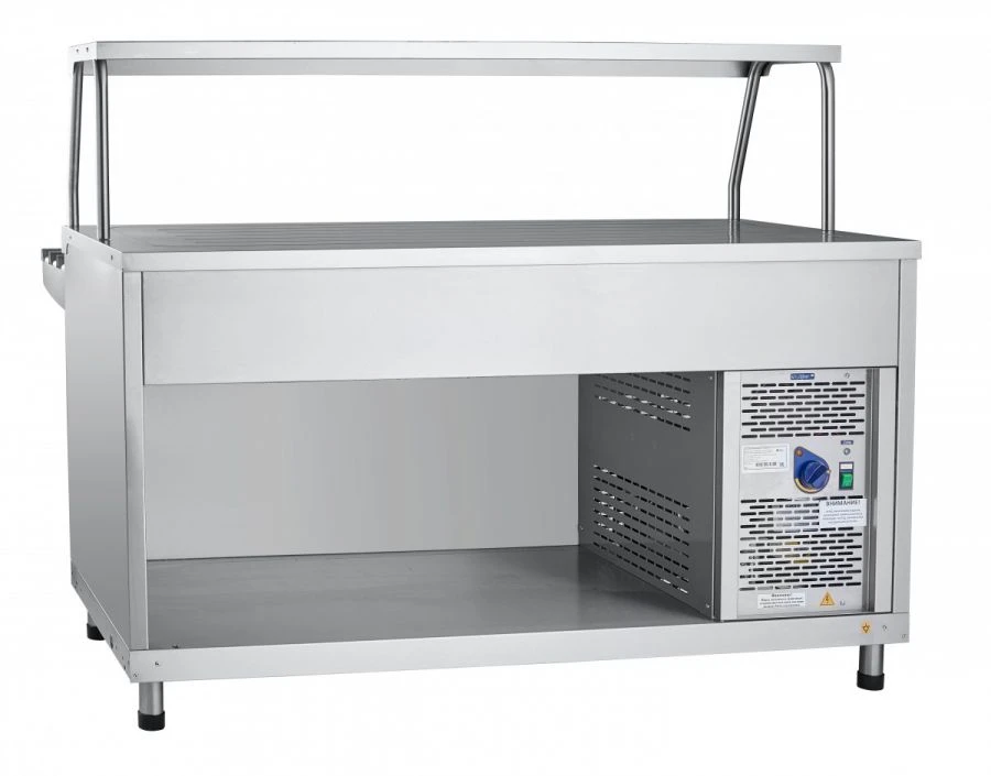 Refrigerated high-temperature display counter with neutral cabinet PVV(H)-70KM-01-NSh (kashir.)
