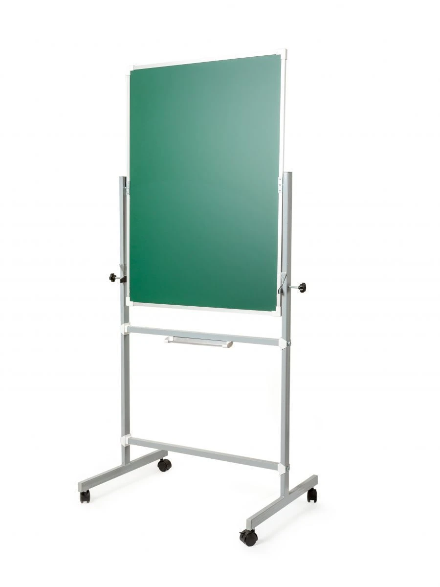 Classroom blackboards rotating mobile magnetic marker-chalk boards