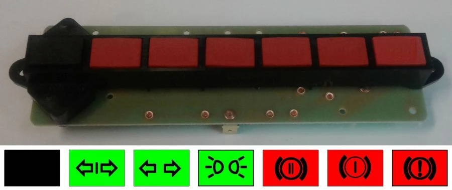 Block of control lamps 2302.3803-10