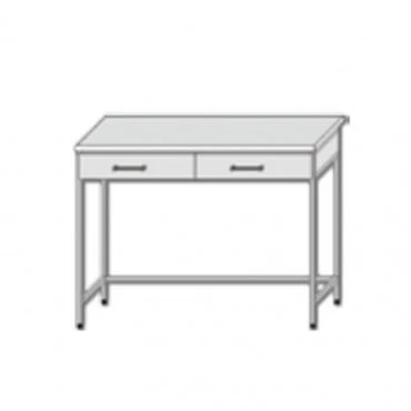 Wooden laboratory table