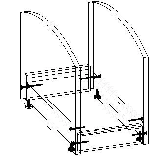 Shelf, stand TV-APPDS-2.18.01