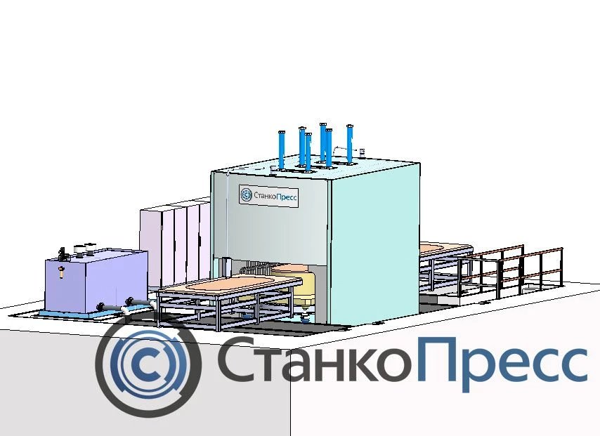 Hydraulic sheet forming press P5150-LShP.2,0x1,0