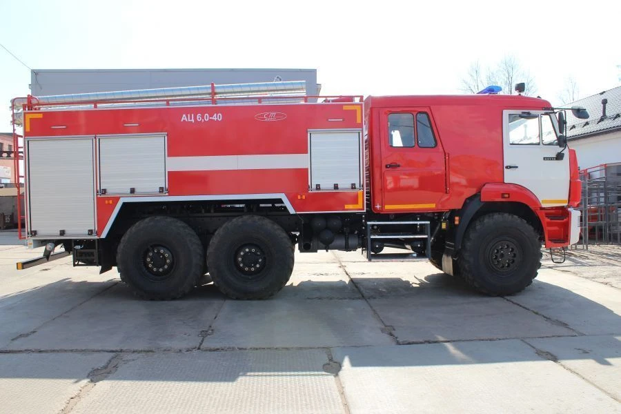 Fire tanker AC 6.0-50 (43118), type 4344-D0, modifications 4344G9 on the basis of chassis of modifications 43118-A5, 43118-50, 4