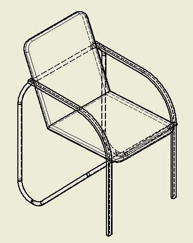 Office chair, mainly with wooden frame TV-ASDK-2.14.01
