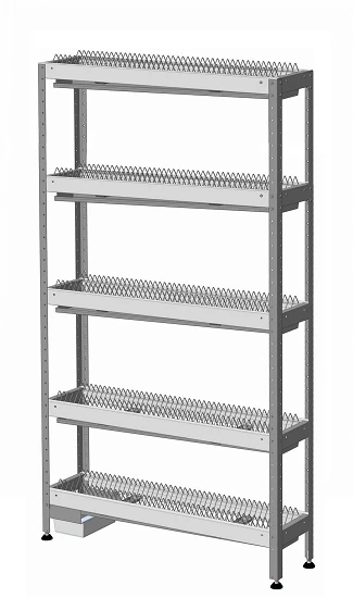 Plate rack S-5T-0,3/0,9/1,8 (stainless steel)