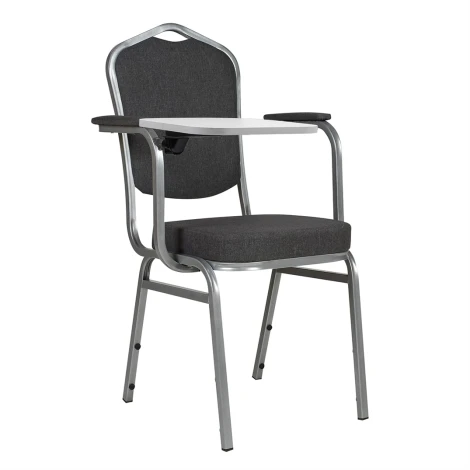 Hit 20mm chair with armrests and lectern on metal frame