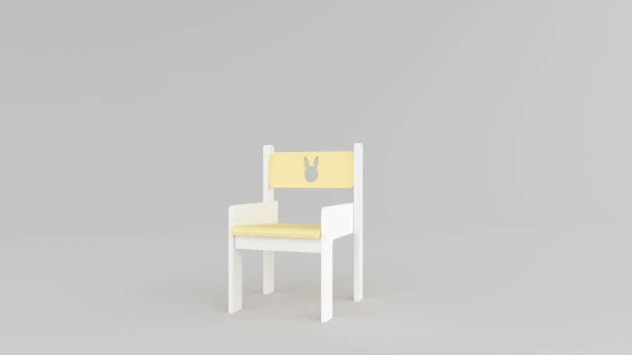 Children's high chair "Flower City" FC-1GC001