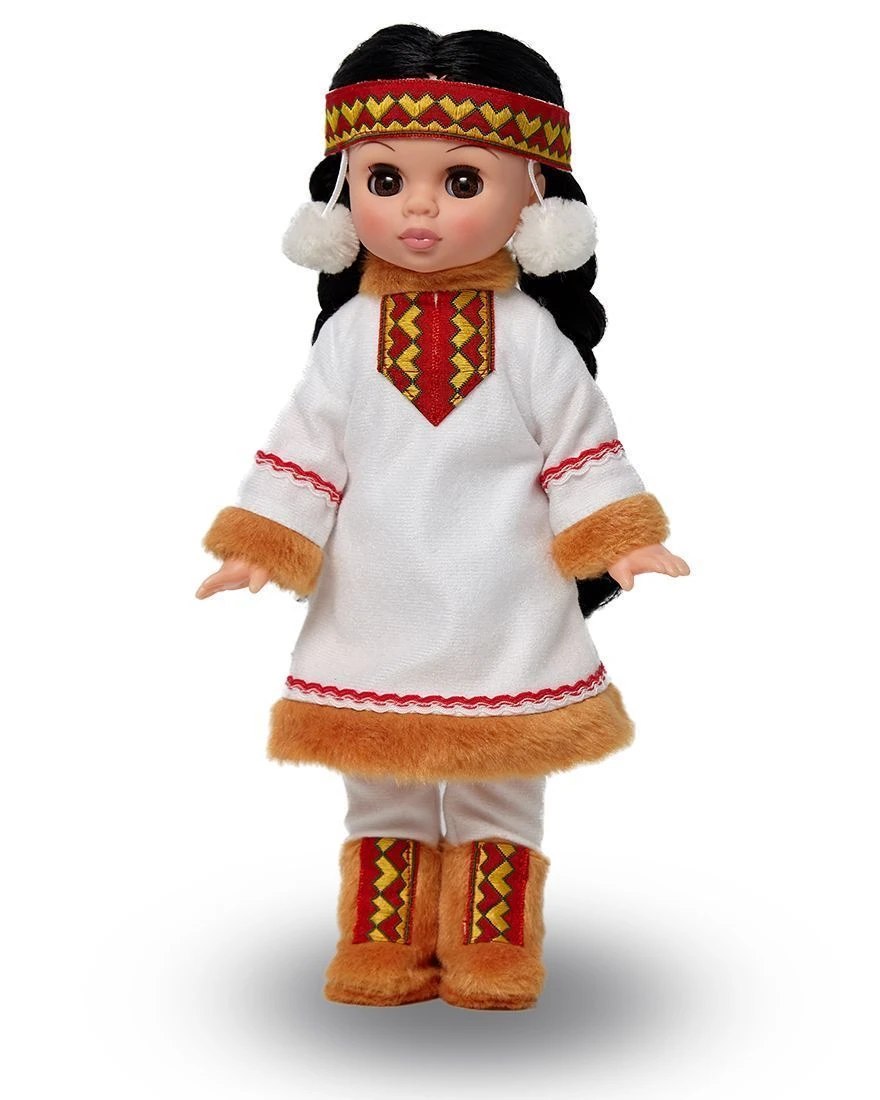Plastic doll Elia in a costume of the peoples of the North, B3220