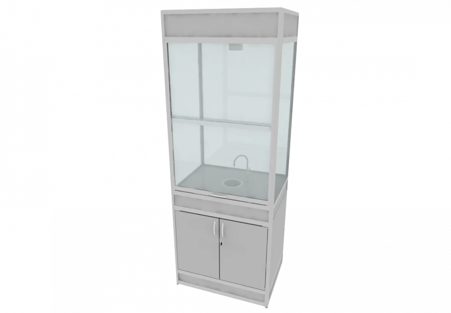 Fume cupboard 800x600x2150mm (WxHxH)