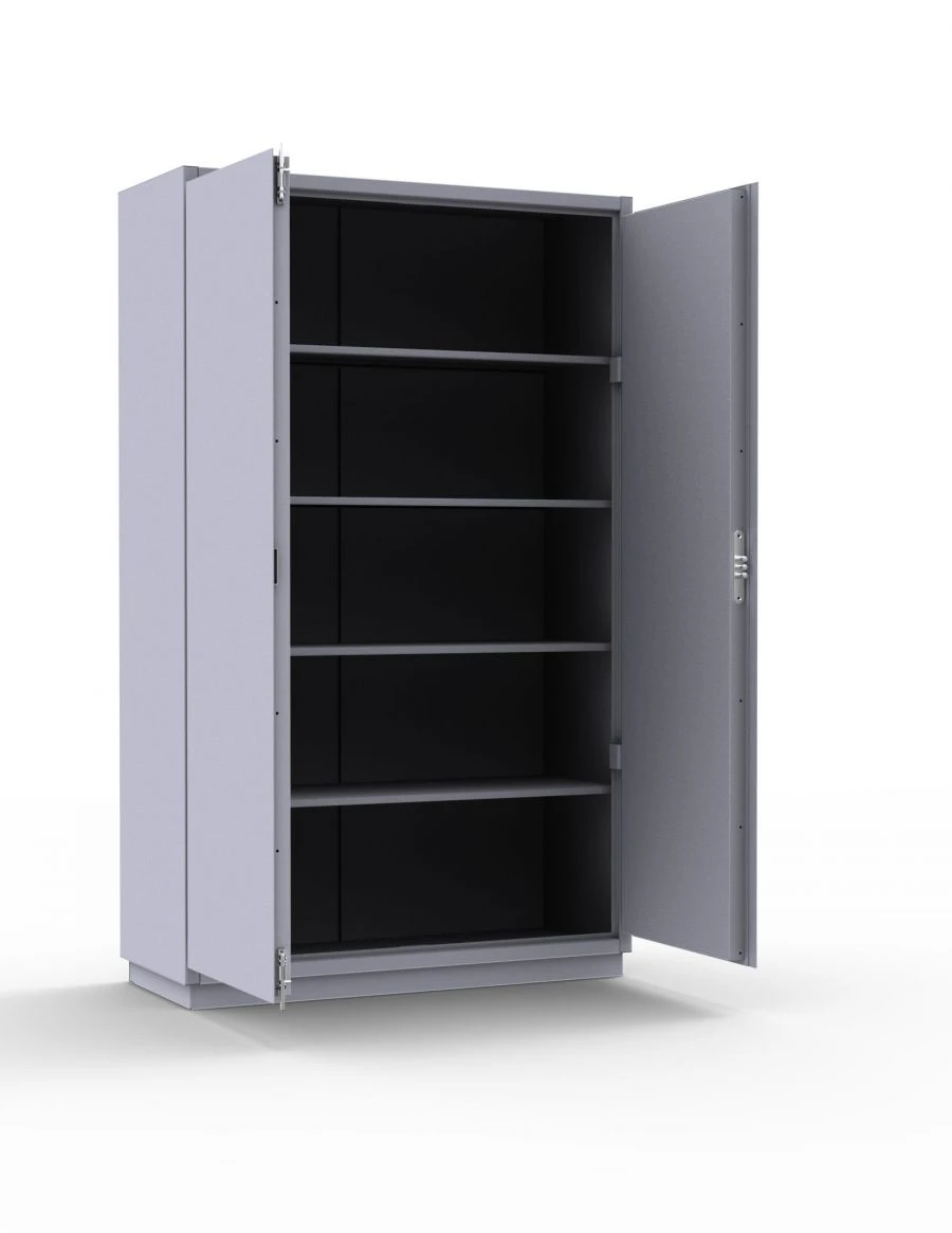 Metal cupboard, size 1600x970x400 mm