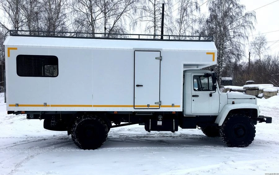 Trucks with diesel engine type 47121, modification 47121L on the basis of GAZ 33098 chassis