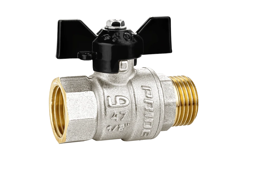 Brass ball valve LD Pride 47.15.B-H.B