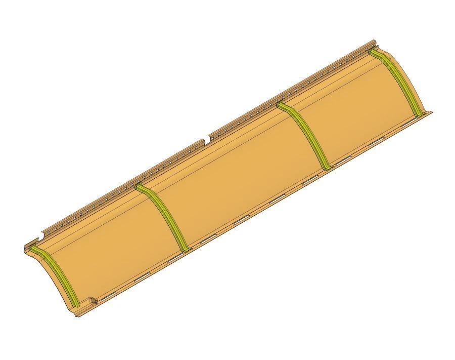 Front left ceiling panel 529220-5702219-10