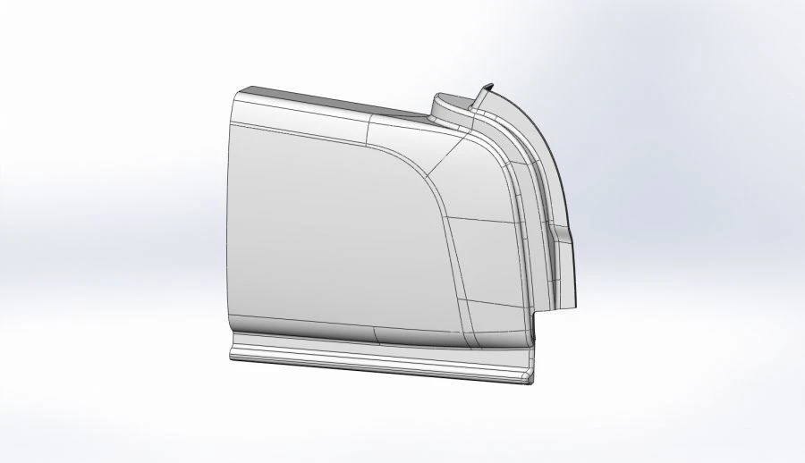 Rear left catwalk trim 529265-5107059-79