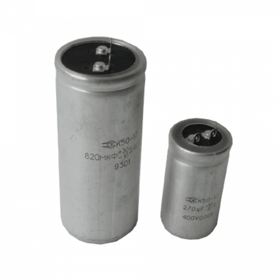 Aluminium oxide-electrolytic capacitors K50-17 TU 6270-006-07628635-2001