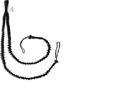 Two-branch elastic sling with a loop (up to 25 kg)