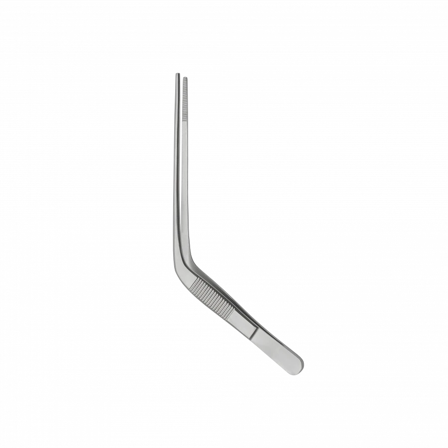 TP-03-162-15 Anatomical ear forceps, horizontally curved, 150 mm