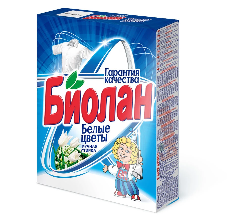 Universal Synthetic Powder Detergent "Biolan White Flowers