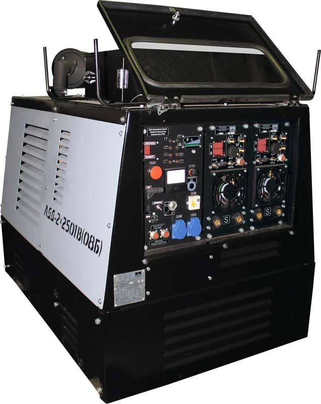 Unit for power supply of two independent manual arc welding stations ADDD-2x2501V U1 URAL