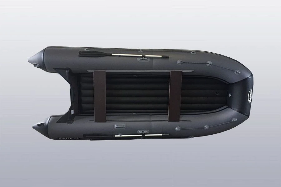 Inflatable PVC boat "Big Boat". Transom boat with NPD Ermak 400