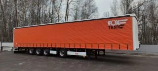 Curtain semi-trailer FOXTANK 877726 with axle units BPW HSFALM 9010-15 V36K 61.68.345.087QS/088QS, HSFALM 9010-15 V36K 61.68.