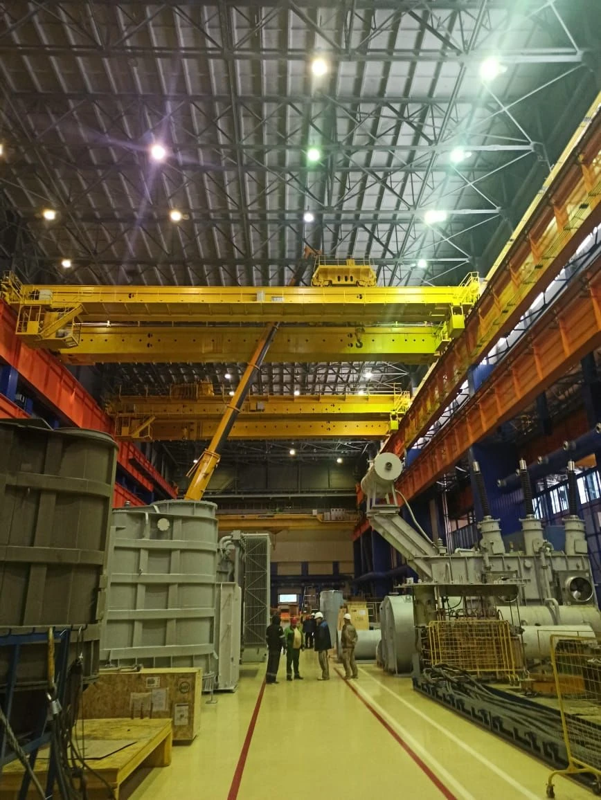Double girder electric overhead travelling bridge crane