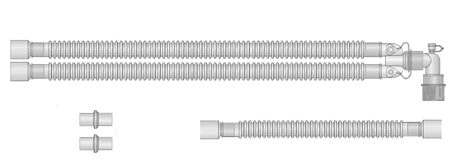 Respiratory devices for joint use with anaesthetic and resuscitation equipment, version: a