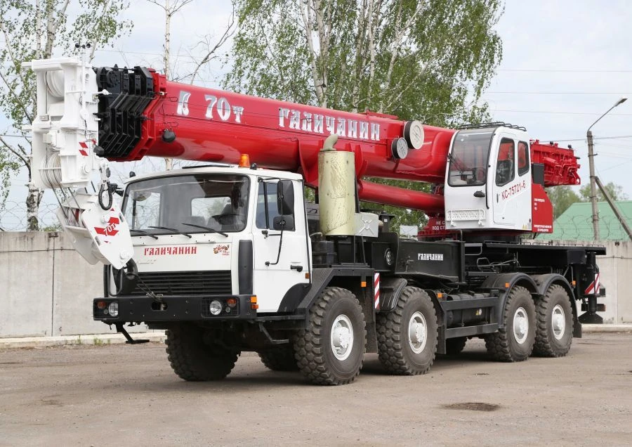 Truck crane ??-75721-6 and its modifications (using the cabin ??-55713.52.100-6 and its modifications) (special, auto crane) (sp