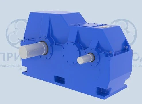 Cylindrical horizontal two-stage gearbox Ts2-630