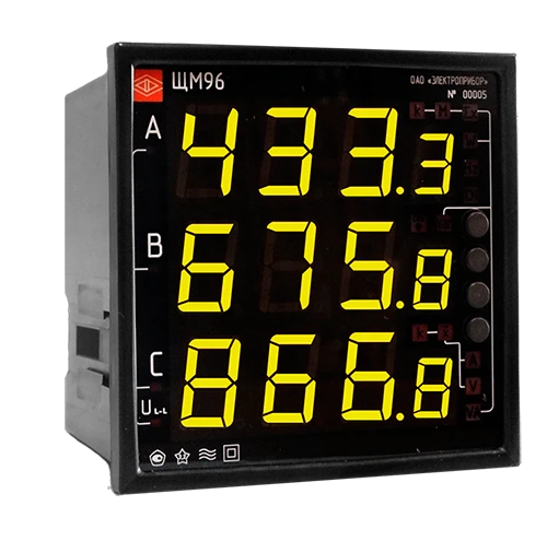 Multifunctional digital electrical metering device: ShchM96 version