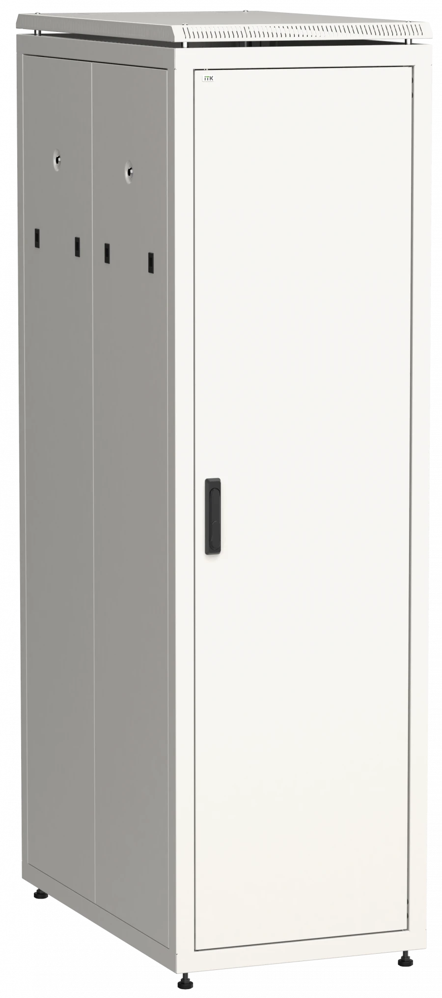 LN35-33U61-M ITK Network cabinet 19" LINEA N 33U 600x1000 mm metal front door grey