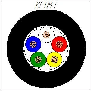 Seismic telemetric cable KSTME