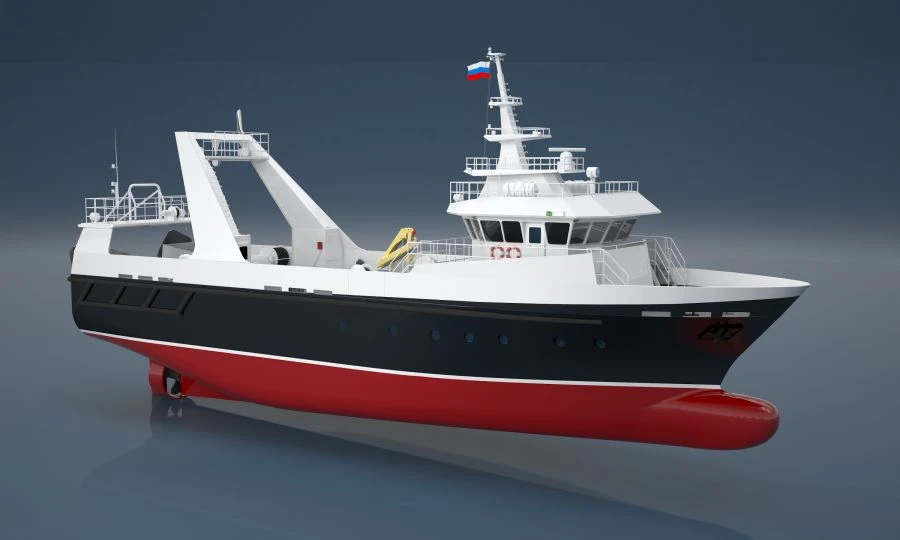 Small refrigerated fishing trawler T30B