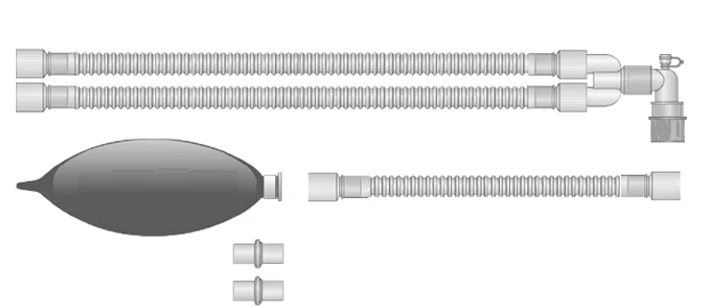 Respiratory devices for joint use with anaesthetic and resuscitation equipment, version: a