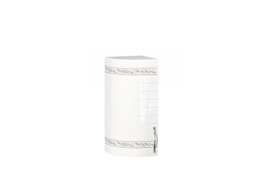 Anastasia Type 3 832 front (White, with straight routing and pattern, handle included )
