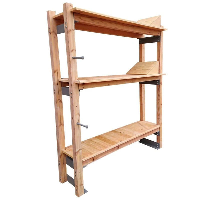 Wooden benches for accommodation in civil defence protective structures 6500.302136.192-00