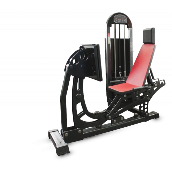 Horizontal leg press machine (weight block)