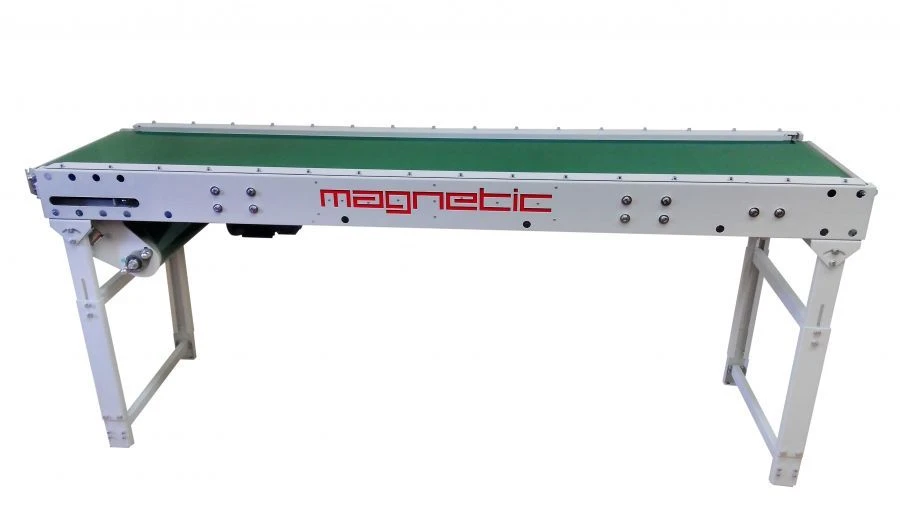 Belt conveyor Magnetic CD feed belt conveyor