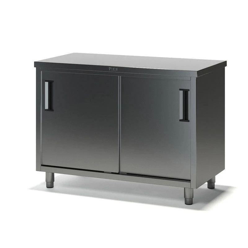 Compartment table SK-1 without edge made of stainless and galvanised steel