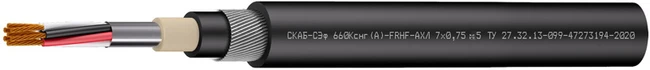 Cable for extreme operating conditions SKAB-SEF 660Ksng(A)- FRHF-AHL