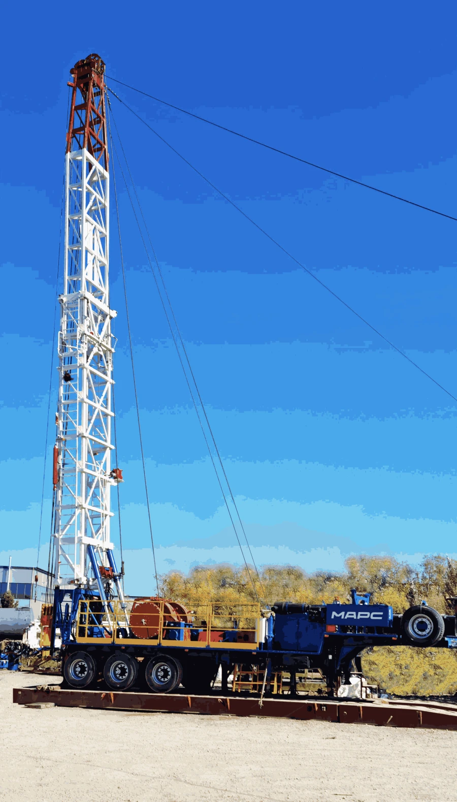 Mobile unit for well repair and drilling MARS-80P