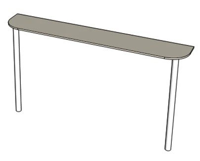 Wall-mounted table