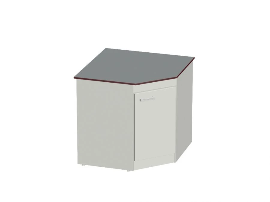 Corner table and cabinet. Model: USTL