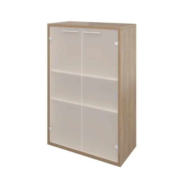 DB49 Low cupboard 800x400x1250 (DB23+DB45S*2+DB48*2) Satin Glass