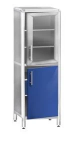 Cupboard with tray (with glass) KSShml 1-08E