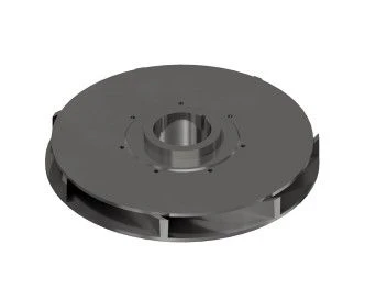 Working wheel, floating, MT5A-60DP, 17 mm shaft, short hub, NI-RST / IMPELLER: FL, MT5A-60DP, 17 MM, SHORT HUB, NI-RST