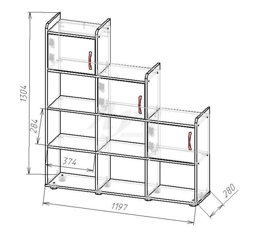 Rack for toys