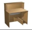 Issuing chair with comp. workstation