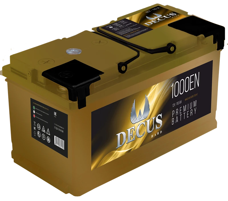 Lead battery for starting piston engines 6ST-110 "DECUS"